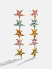Kiana Starfish Earrings - Multi