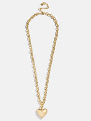Millie Mini Bubble Heart Necklace - Gold