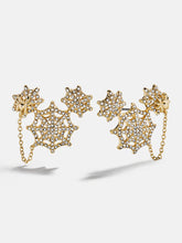 Disney Mickey Mouse Spider Web Earrings - Gold/Pavé