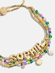 Rowan Semi-Precious Custom Layered Bracelet - St. Tropez