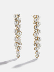 Margaux Pearl Drop Earrings - Gold/Pearl
