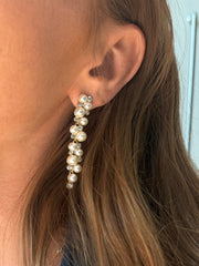 Margaux Pearl Drop Earrings - Gold/Pearl