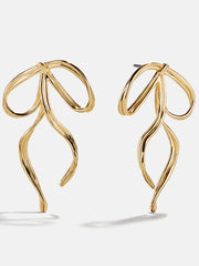 Louisa Bow Earrings - Gold