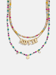 Rowan Semi-Precious Custom Layered Necklace - St. Tropez