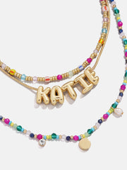 Rowan Semi-Precious Custom Layered Necklace - St. Tropez
