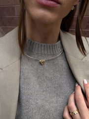 Millie Collar Necklace - Heart Collar Necklace