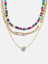 Portia Layered Necklace - Gold/Multi