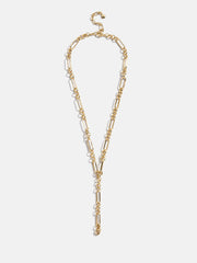 Liv Chunky Lariat Necklace - Gold
