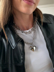 Thalia Silver Necklace - Large