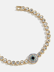 Amalie Evil Eye Tennis Bracelet - Single Evil Eye