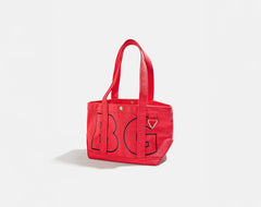 Custom Alpha Tote - Cherry Red