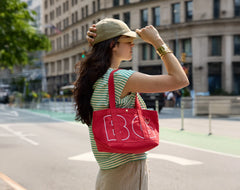 Custom Alpha Tote - Cherry Red