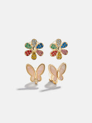 Garden Party Kids’ Clip-On Earring Set - Garden Party