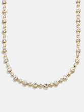 Jolie Tennis Necklace - Gold/Pavé