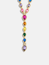 Glow With It Lariat Necklace - Multi