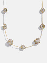 Blair Pearl Necklace - Gold/Pavé