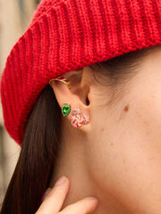 Disney Mickey Mouse Peppermint Stud Earrings - Peppermint