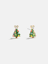 Disney Mickey Mouse Christmas Tree Stud Earrings - Christmas Tree