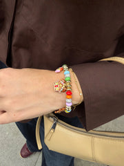 Disney Mickey Mouse Gingerbread Charm Bracelet - Multi