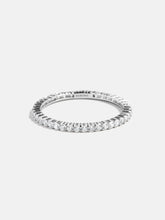 Diana Sterling Silver Eternity Ring - 2MM Stones