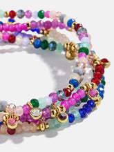 Indya Semi-Precious Layered Bracelet Set - Dark Multi
