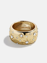 Lyra Celestial Bubble Ring - Gold/Pavé