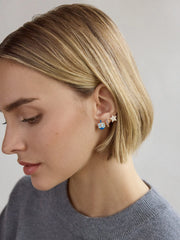 Spin Me Round Dreidel Stud Earrings - Dreidel