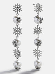 Snow And Behold Drop Earrings - Snowflake