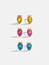 Merry & Bright Holiday Earring Set - Multi Christmas Lights