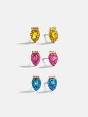 Merry & Bright Holiday Earring Set - Multi Christmas Lights