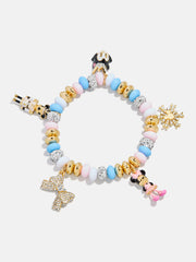 Disney Mickey Mouse & Minnie Mouse Nutcracker Charm Bracelet - Pink/Blue