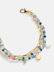 Rowan Semi-Precious Layered Bracelet - Positano