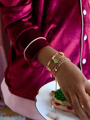 Merry Christmas Kids’ Charm Bracelet - Santa Claus