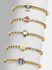 Happy Hanukkah Kids' Bracelet Set - Dreidel