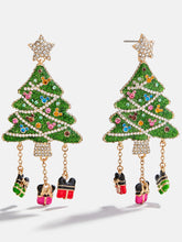 Disney Mickey Mouse Christmas Tree Statement Earrings - Christmas Tree