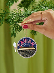 Luxe Little Spoonfuls Caviar Ornament - Caviar