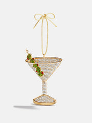 Pitted and Poured Martini Ornament - Martini