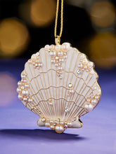 Seas & Greetings Holiday Ornament - Seashell