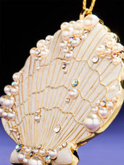 Seas & Greetings Holiday Ornament - Seashell