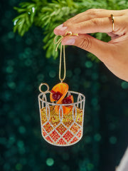 Sleigh-groni Cocktail Ornament - Negroni