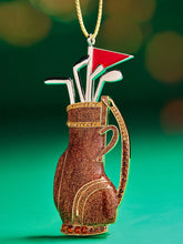 Holiday On The Green Golf Ornament - Golf Bag