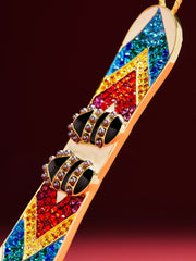 Shred The Season Snowboard Ornament - Snowboard