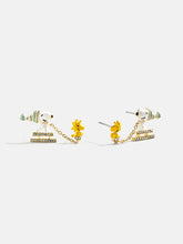 Peanuts Snoopy & Woodstock Sledding Earrings - Snoopy & Woodstock