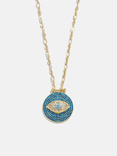 Evil Eye Pendant Necklace - Gold/Blue