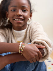 Bead Mine Kids’ Custom Name Bracelet - Multi