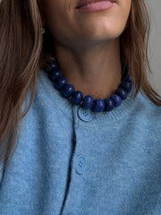 Joan Semi-Precious Necklace - Lapis