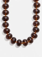 Joan Semi-Precious Necklace - Smoky Quartz
