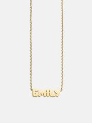 Waterproof Kids’ Custom Nameplate Necklace - Balloon
