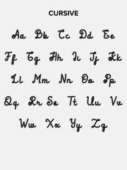 Waterproof Kids’ Custom Nameplate Necklace - Cursive