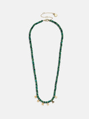 Mini Semi-Precious Custom Necklace - Malachite